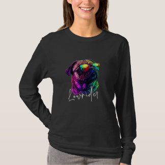 T-shirt Pug Lowrider