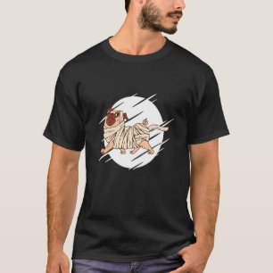 T-shirt Pug momie chien d'Halloween