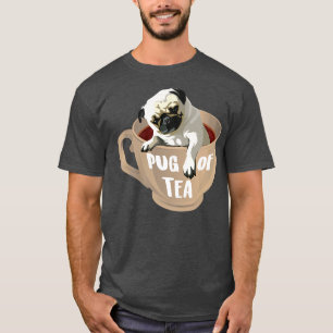 T-shirt Pug Of TeaCool Herbal Beverage Drinkers Funny Anim