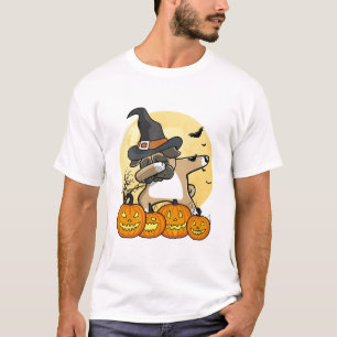 T-shirt Pug qui dab Halloween