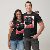 T-shirt Pug Rétro Balai Rétro (Unisexe)