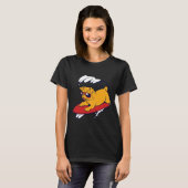 T-shirt PUG SURF Classique 17 (Devant entier)