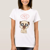 T-shirt Puggle fâché (Devant)