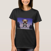 T-shirt Puggy Potter Sur Pugwarts (Devant)