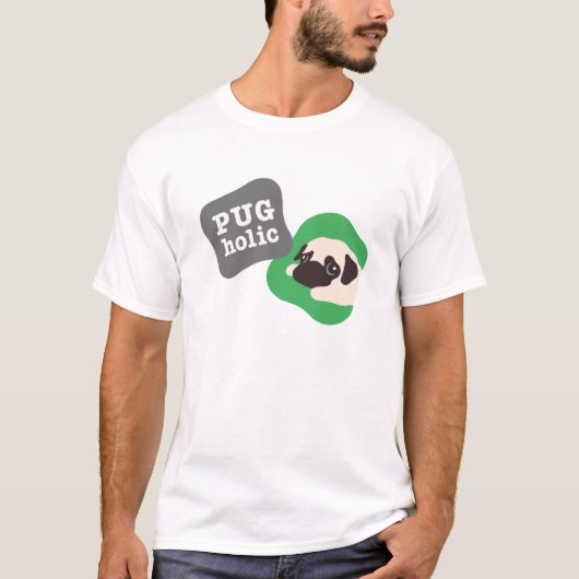 T-shirt PUGholic メンズ (Devant)