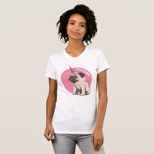 T-shirt Pugicorn (Devant entier)