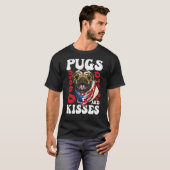 T-shirt Pugs and Kisses (Devant entier)
