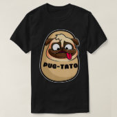 T-shirt Pugtato Chien drôle de patate de Pug mignon et (Design devant)