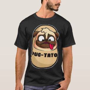 T-shirt Pugtato Chien drôle de patate de Pug mignon et