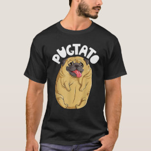 T-shirt Pugtato Pug Patate Amoureux de Chien Costume Drôle