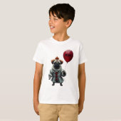 T-shirt Pugwise the Clown – Funny Halloween Pug (Devant entier)