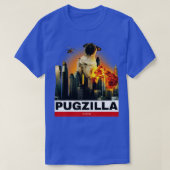 T-shirt PUGZILLA - Carlin drôle pour les Amoureux de les c (Design devant)