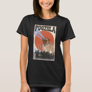 T-shirt Pugzilla Chien géant Chien Chien Chien de ville An