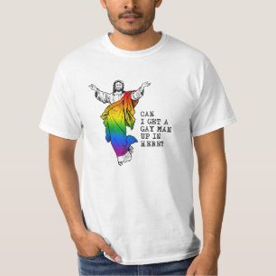 T-shirt Puis-je avoir un gay ici ?