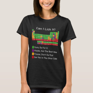 T-shirt Puis-Je Lancer Le Tableau Périodique