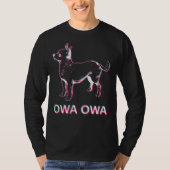 T-shirt Puis-Je Obtenir Un Owa Owa Chihuahua Social Media (Devant)
