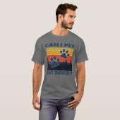 T-shirt Puis-Je Pet Dat Dat Dawg, Drôle Chiens Amoureux (Devant entier)