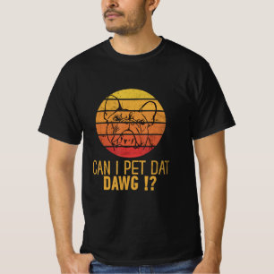 T-shirt Puis-Je Pet Dat Daw Bulldog Funny Dog Lover Don.