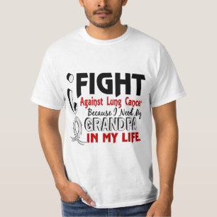 T-shirt Puisque j'ai besoin de mon cancer de poumon de