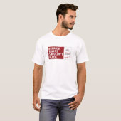 T-shirt Puisque les cerveaux ne devraient pas saigner (Devant entier)