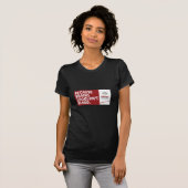 T-shirt Puisque les cerveaux ne devraient pas saigner (Devant entier)