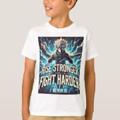 T-shirt Puissance Anime - Augmenter plus fort (Devant)