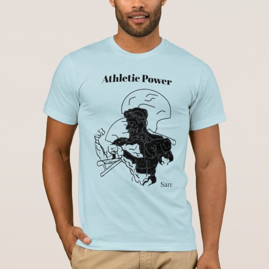 T-shirt : Puissance athlétique (Devant)