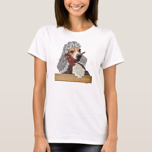 T-shirt Puissance de beagle de juge de patte (Devant)