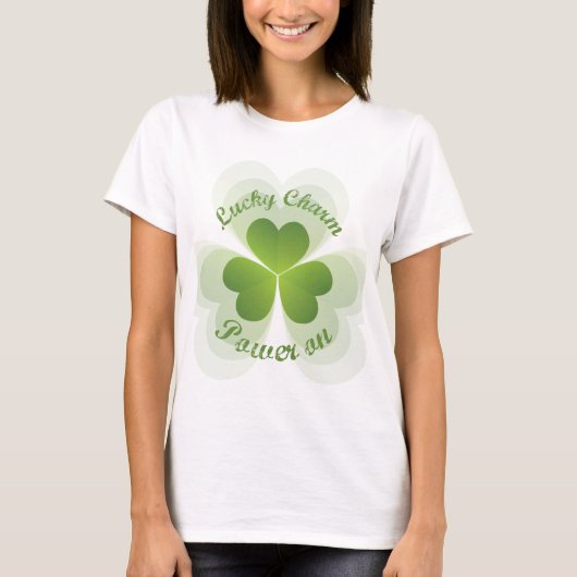 T-shirt Puissance de charme Lucky activée (Devant)