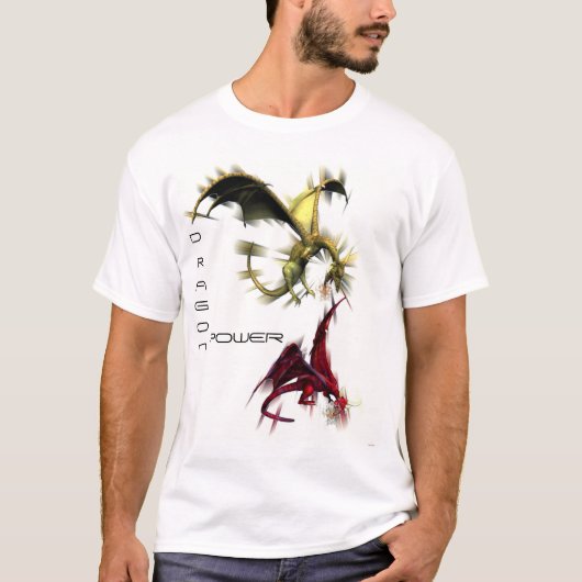 T-shirt Puissance de dragon (Devant)