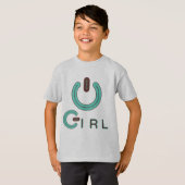 T-shirt Puissance de fille ! (Devant entier)