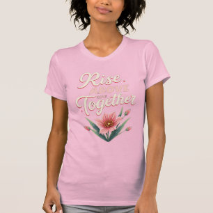 T-shirt Puissance de la fille : Puissante, audacieuse, ina
