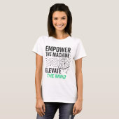 T-shirt Puissance de la machine, élévation de la conceptio (Devant entier)