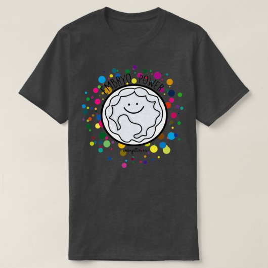 T-shirt Puissance de l'embryon (Design devant)