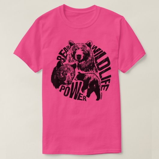 T-shirt Puissance de l'ours II (Design devant)