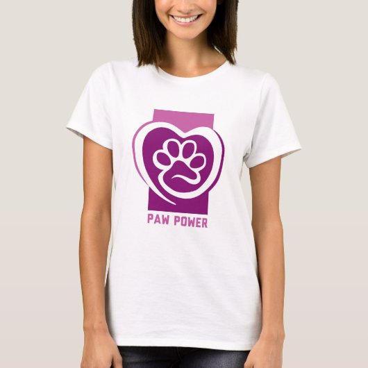 T-shirt puissance de patte (Devant)