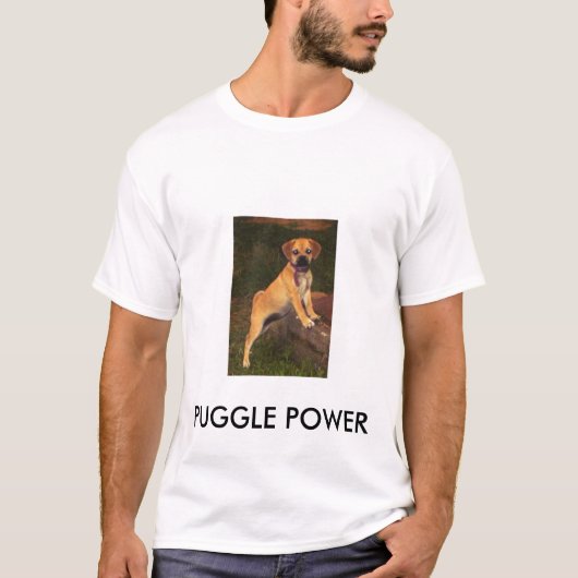 T-SHIRT PUISSANCE DE PUGGLE (Devant)
