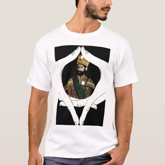 T-shirt puissance de selassie de trinité (Devant)