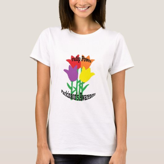 T-shirt Puissance de tulipe (Devant)