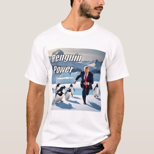 T-shirt Puissance des pingouins (Devant)