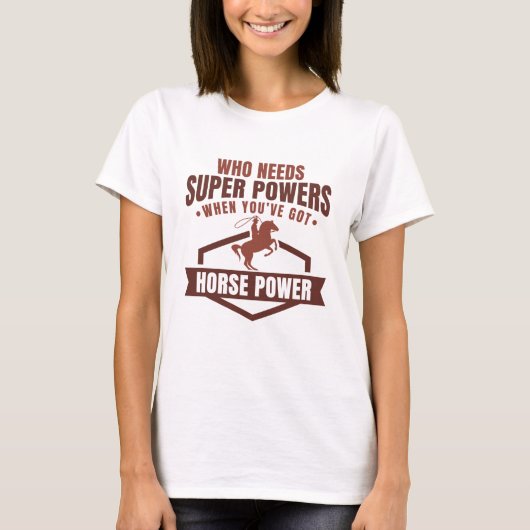 T-shirt Puissance du cheval (Devant)