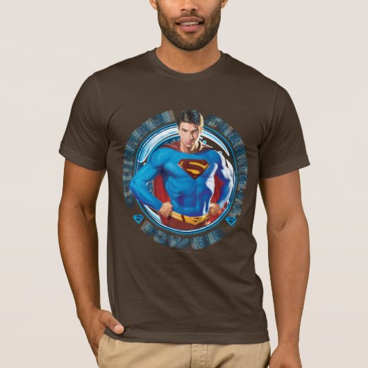T-shirt Puissance du courage de Superman (Devant)