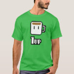 T-shirt Puissance du matin<br><div class="desc">Les personnages de jeux vidéo ont le luxe de consommer la vie magique en donnant des champignons pour leur énergie,  mais dans la vie réelle,  nous comptons sur une bonne vieille coupe de joe,  ou peut-être du thé si vous êtes d'Angleterre.</div>