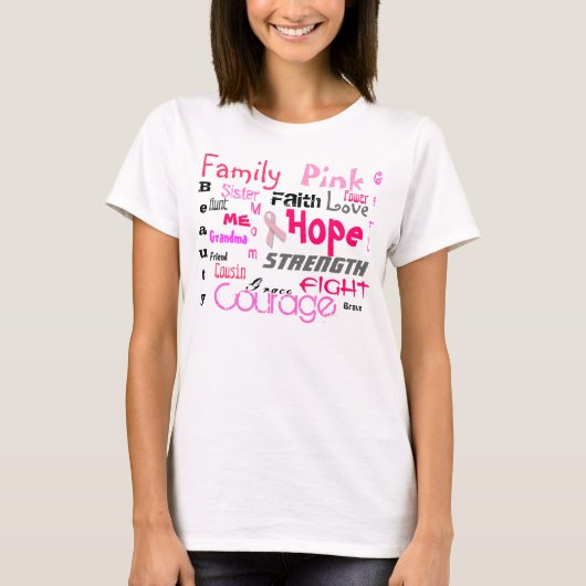 T-shirt Puissance du rose (Devant)