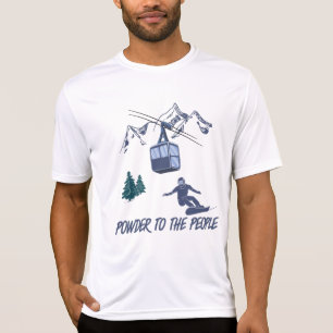 T-shirt Puissance du snowboard pour le peuple Station de s