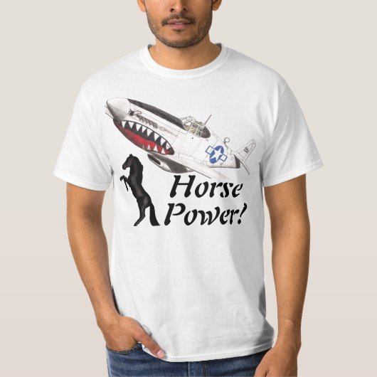 T-shirt Puissance en chevaux ! (Devant)