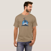 T-shirt Puissance Escalade de glace (Devant entier)