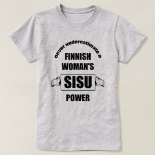 T-shirt Puissance finlandaise de la femme SISU