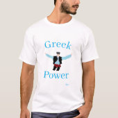 T-shirt : puissance grecque (Devant)