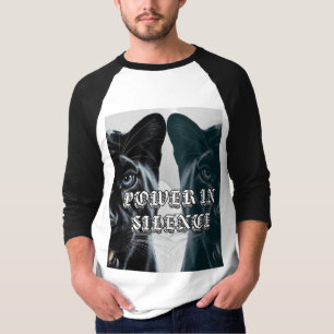 T-shirt Puissance Jaguar Noir dans le Silence
